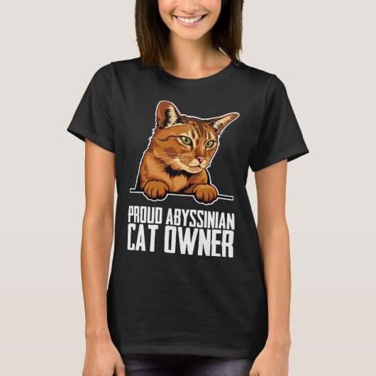 Abyssinian cat  Abyssinian  Abyssinian kitten  1 T-Shirt (Vorderseite)