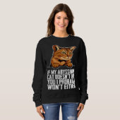 Abyssinian cat Abyssinian Abyssinian kitten Sweatshirt (Vorne ganz)