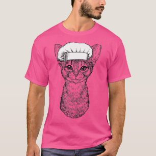 Abyssinian Cat Cook Koch Funny Cooking T-Shirt
