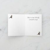 Abyssinian Cat Geburtstagskarte Dankeskarte (Innenseite)