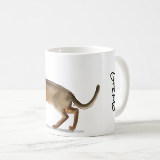 Abyssinian Cat Kaffeetasse (VorderseiteRechts)