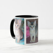 Abyssinian Cat Kittens Tasse (Vorderseite Links)
