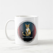 Abyssinian Cat Lover Kaffeetasse (Links)