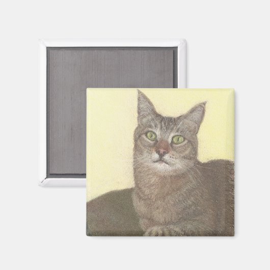 Abyssinian Cat Magnet (Vorderseite/Rückseite)