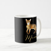 Abyssinian Cat Mama Cat Mama Cat Mommy Gegenwart K Kaffeetasse (VorderseiteRechts)