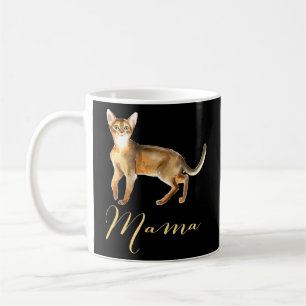 Abyssinian Cat Mama Cat Mama Cat Mommy Gegenwart K Kaffeetasse