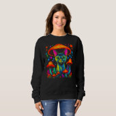 Abyssinian Cat Mushroom Sweatshirt (Vorne ganz)