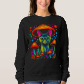 Abyssinian Cat Mushroom Sweatshirt (Vorderseite)