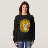 Abyssinian Cat Portrait Sweatshirt (Vorne ganz)