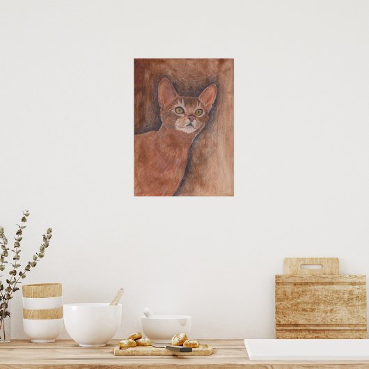 Abyssinian Cat Poster (Küche)