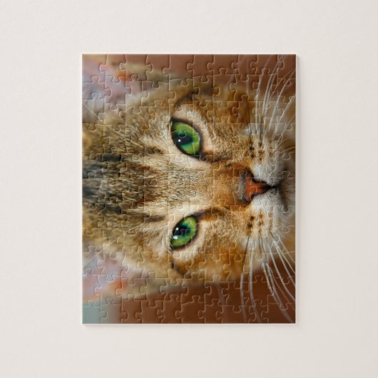 Abyssinian Cat. Puzzle (Vertikal)