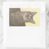 Abyssinian Cat Rechteckige Aufkleber (Tasche)