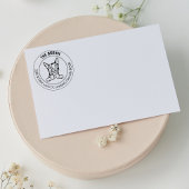 Abyssinian Cat Rücksendeadresse Gummistempel