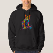 Abyssinian Cat Snowboard Hoodie (Vorderseite)