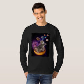 Abyssinian Cat Space Donuts  Kitty in Space Kid T-Shirt (Vorne ganz)