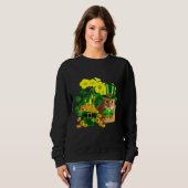 Abyssinian Cat St Patricks Day Leprechaun Cat Sweatshirt (Vorne ganz)