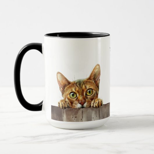 Abyssinian Cat Tasse (Links)