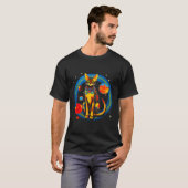 Abyssinian Cat Universe Science T-Shirt (Vorne ganz)