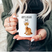Abyssinian Cat Vater Tasse