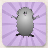 Abyssinian Guinea Pig Comic Untersetzer (Vorderseite)