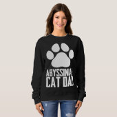 Abyssinian kitten  Abyssinian mom  Abyssinian dad  Sweatshirt (Vorne ganz)