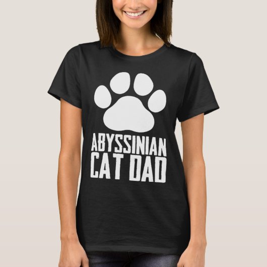 Abyssinian kitten Abyssinian mom Abyssinian dad T-Shirt (Vorderseite)