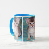 Abyssinian Kitten Tasse (Vorderseite Links)