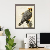 Abyssinian Lanner Poster (Heimbüro)