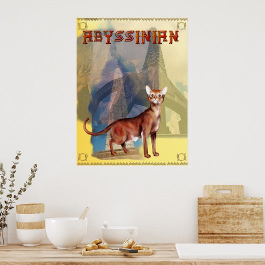 Abyssinian Poster (Küche)