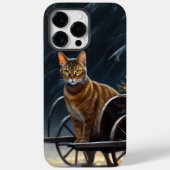 Abyssinian Snowy Sleigh Ride Weihnachtsdekor Case-Mate iPhone Hülle (Rückseite)