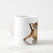Abyssinische Katze Kaffeetasse (Vorderseite Links)