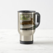 Abyssinische Katzen-Reise-Tasse Reisebecher (VorderseiteRechts)