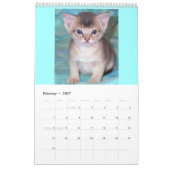 Abyssinischer Kätzchen-und Katzen-Kalender Kalender (Feb 2027)