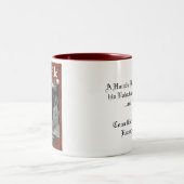 Abzahlungs-rote Ale-Tasse Zweifarbige Tasse (Mittel)