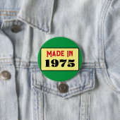 Abzeichen 1975 im Retro-Stil Button (Beispiel)