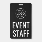Abzeichen 3x5 Eventpersonal | Vertikale Ausweiskar Ausweis (Vorderseite)