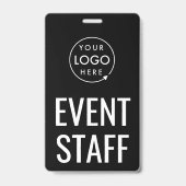Abzeichen 3x5 Eventpersonal | Vertikale Ausweiskar Ausweis (Rückseite)