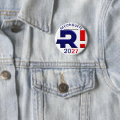 Abzeichen 57 mm, Reconquête 2027 Button (Beispiel)