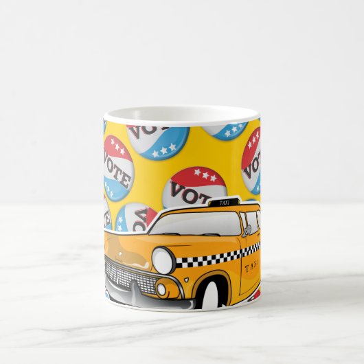 Abzeichen abstimmen kaffeetasse (Mittel)