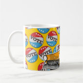 Abzeichen abstimmen kaffeetasse (Links)