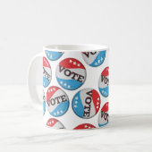 Abzeichen abstimmen kaffeetasse (Vorderseite Links)