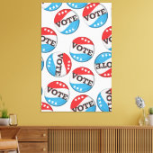 Abzeichen abstimmen leinwanddruck (Insitu (Wohnzimmer))