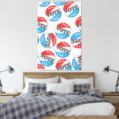 Abzeichen abstimmen leinwanddruck (Insitu (Schlafzimmer))