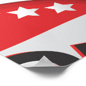 Abzeichen abstimmen poster (Ecke)