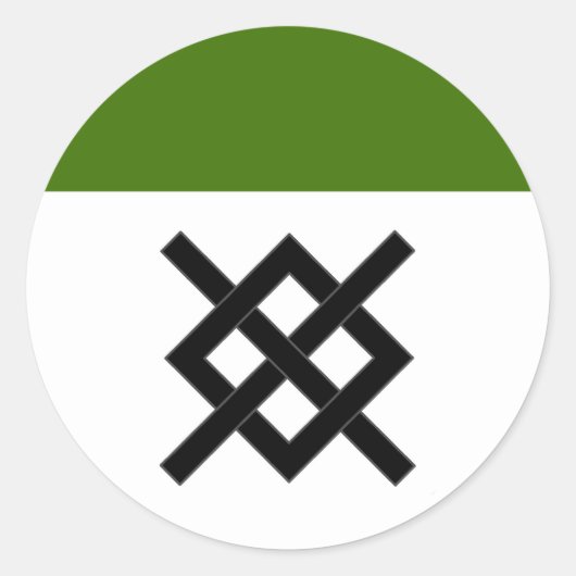 Abzeichen Altavia Populace Runder Aufkleber (Vorderseite)