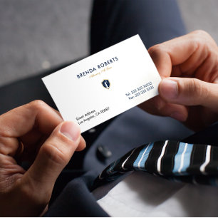 Abzeichen-Anwältin für Rechtsangelegenheiten Visitenkarte