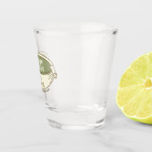 Abzeichen-Aufkleber Schnapsglas (Rechts)