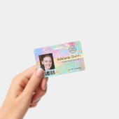 Abzeichen aus flüssigem Marmor Ausweis (Handheld)