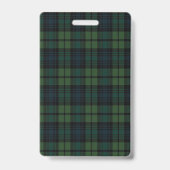 Abzeichen aus Tartan Ausweis (Rückseite)
