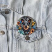 Abzeichen Australian Cattle Dog Art Button (Beispiel)